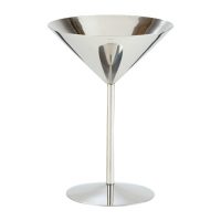 RVS Martini Glas Hoge Voet 220 Ml