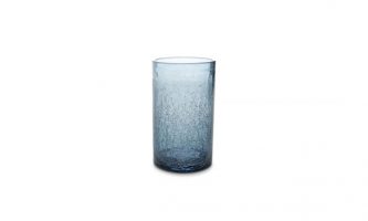 Glas 40cl Blauw Crackle